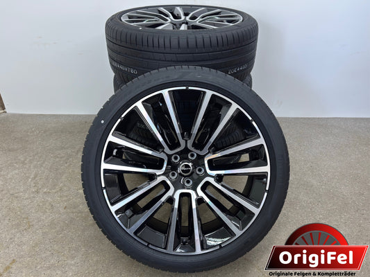 NEU DOT26 Original Volvo XC90 2 II 22 Zoll Sommerräder Sommerreifen Felgen 32294604 Alufelgen 7 Double Spoke Sport Plus Ultra 275/35 R22 104W 9x22 ET38,5 Schwarz Bicolor Sommerradsatz SUV MwSt.