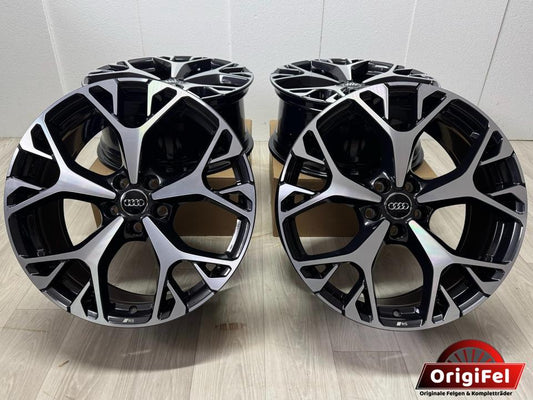 NEU Original Audi A6 S6 C8 4K C9 4P 20 Zoll Felgen Alufelgen Schwarz Glanzgedreht 4P0601025AP 4P0601025L
