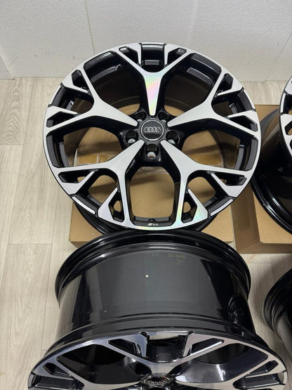 NEU Original Audi A6 S6 C8 4K C9 4P 20 Zoll Felgen Alufelgen Schwarz Glanzgedreht 4P0601025AP 4P0601025L