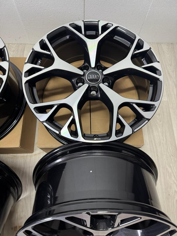NEU Original Audi A6 S6 C8 4K C9 4P 20 Zoll Felgen Alufelgen Schwarz Glanzgedreht 4P0601025AP 4P0601025L