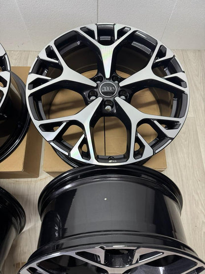 NEU Original Audi A6 S6 C8 4K C9 4P 20 Zoll Felgen Alufelgen Schwarz Glanzgedreht 4P0601025AP 4P0601025L