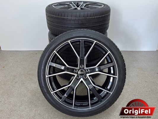 NEU Original Audi Q7 SQ7 4M S-Line 22 Zoll 5-V-Speichen-Design Sommerreifen Sommerräder Felgen