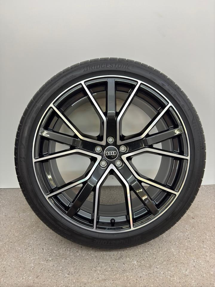 NEU Original Audi Q7 SQ7 4M S-Line 22 Zoll 5-V-Speichen-Design Sommerreifen Sommerräder Felgen