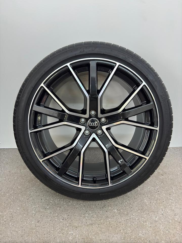 NEU Original Audi Q7 SQ7 4M S-Line 22 Zoll 5-V-Speichen-Design Sommerreifen Sommerräder Felgen