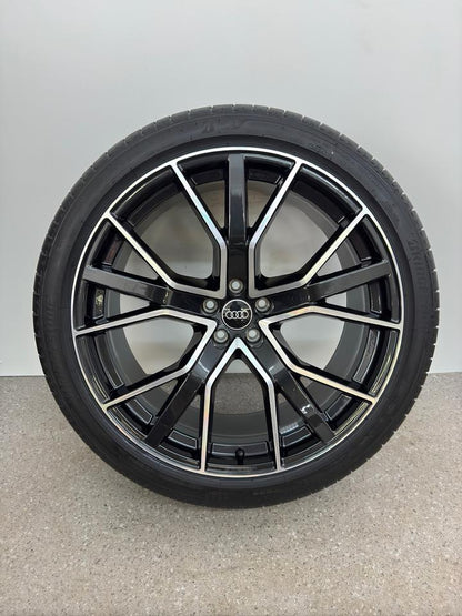 NEU Original Audi Q7 SQ7 4M S-Line 22 Zoll 5-V-Speichen-Design Sommerreifen Sommerräder Felgen