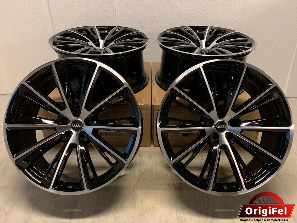 NEU Original Audi Q8 SQ8 RSQ8 4M8 23 Zoll Felgen Alufelgen Glanzgedreht 4M8601025R 4M8601025AT