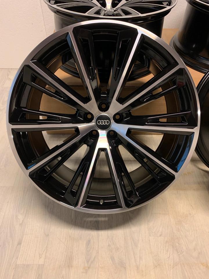 NEU Original Audi Q8 SQ8 RSQ8 4M8 23 Zoll Felgen Alufelgen Glanzgedreht 4M8601025R 4M8601025AT