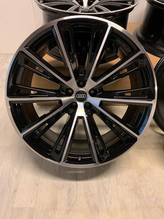 NEU Original Audi Q8 SQ8 RSQ8 4M8 23 Zoll Felgen Alufelgen Glanzgedreht 4M8601025R 4M8601025AT