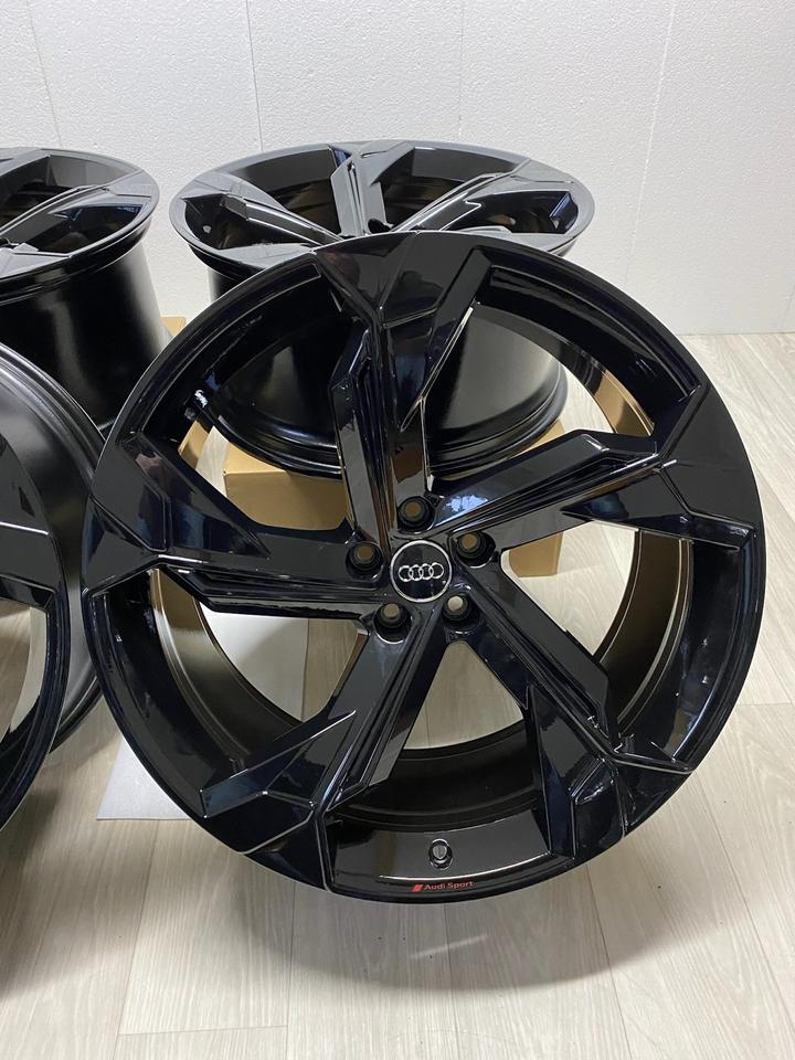 NEU Original Audi SQ8 e-tron S GE Sportback 4M8 22 Zoll Felgen Alufelgen Schwarz 4KE601025D