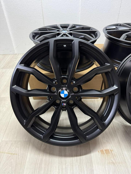 NEU* Original BMW 1er F40 2er Gran Coupé F44 X1 F48 X2 F39 M 711M 18 Zoll Felgen Alufelgen 6877550 Styling M Sport Line Limousine 6,5x18 IS41 ET41 5x112 Night Edition Schwarz Matt Felgensatz