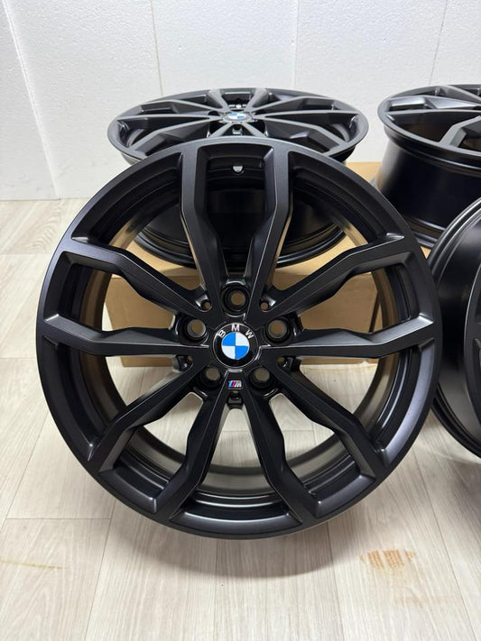 NEU* Original BMW 1er F40 2er Gran Coupé F44 X1 F48 X2 F39 M 711M 18 Zoll Felgen Alufelgen 6877550 Styling M Sport Line Limousine 6,5x18 IS41 ET41 5x112 Night Edition Schwarz Matt Felgensatz