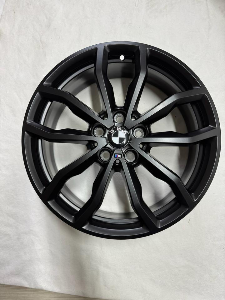 NEU* Original BMW 1er F40 2er Gran Coupé F44 X1 F48 X2 F39 M 711M 18 Zoll Felgen Alufelgen 6877550 Styling M Sport Line Limousine 6,5x18 IS41 ET41 5x112 Night Edition Schwarz Matt Felgensatz