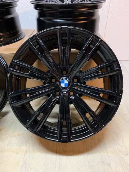 NEU* Original BMW 2er G42 3er G20 G21 4er G22 G23 M 790M 18 Zoll Felgen Alufelgen 8089890 8089891 5x112 7,5x18 IS25 ET25 8,5x18 IS40 ET40 M Sport Line Black Edition Schwarz Hochglanz Felgensatz