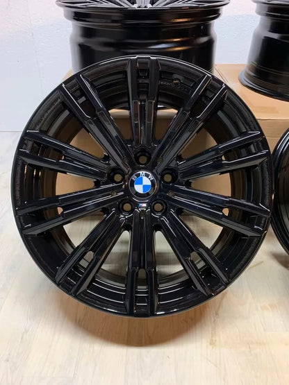 NEU* Original BMW 2er G42 3er G20 G21 4er G22 G23 M 790M 18 Zoll Felgen Alufelgen 8089890 8089891 5x112 7,5x18 IS25 ET25 8,5x18 IS40 ET40 M Sport Line Black Edition Schwarz Hochglanz Felgensatz