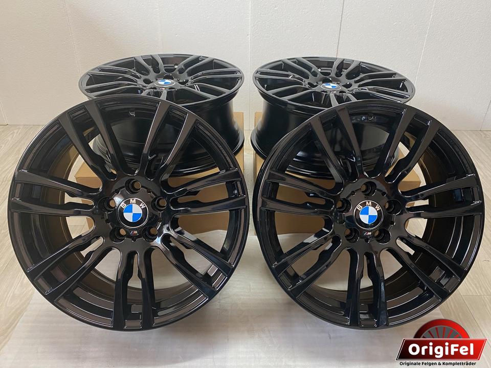 NEU Original BMW 3er F30 F31 4er F32 F33 F36 19 Zoll M 403M Felgen Alufelgen Schwarz 7845882 7845883