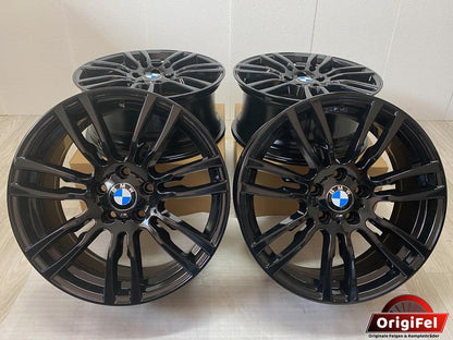NEU Original BMW 3er F30 F31 4er F32 F33 F36 19 Zoll M 403M Felgen Alufelgen Schwarz 7845882 7845883