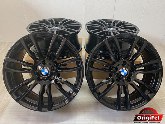 NEU Original BMW 3er F30 F31 4er F32 F33 F36 19 Zoll M 403M Felgen Alufelgen Schwarz 7845882 7845883