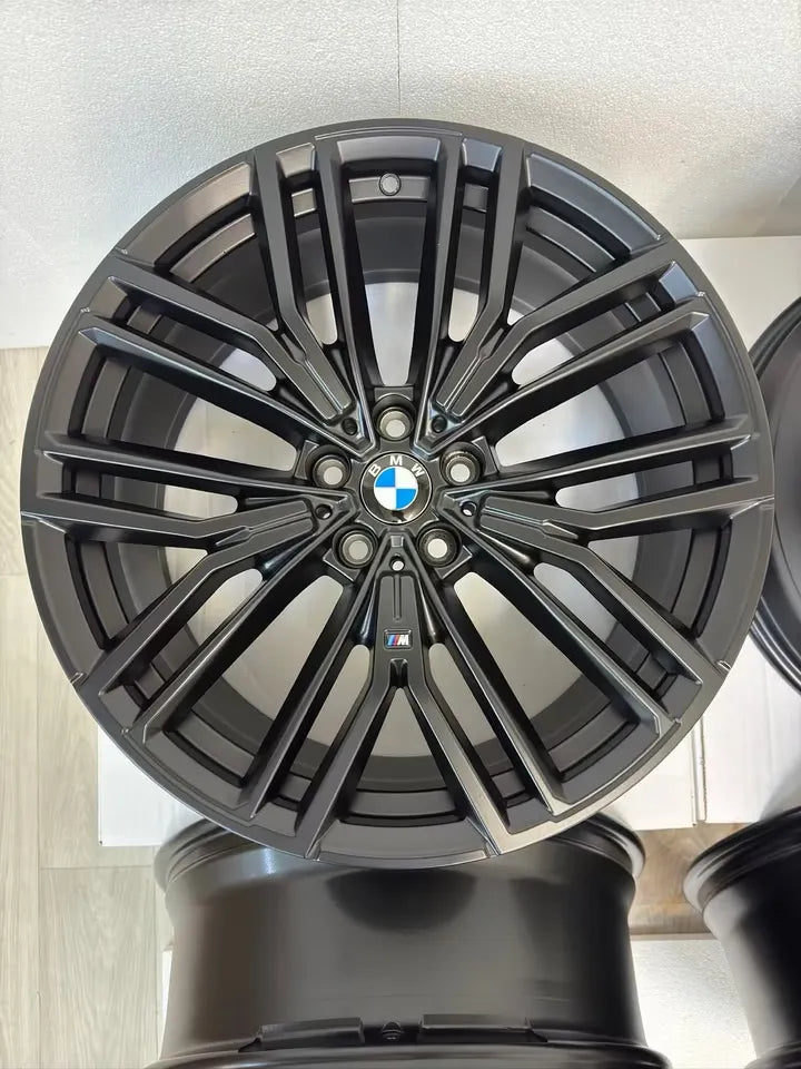 NEU* Original BMW 5er G30 G31 20 Zoll M 846M Felgen Alufelgen 8747236 8747237 Night Edition Schwarz Matt M Sport Line Touring Limousine 8x20 ET30 IS30 9x20 ET44 IS44 5x112 Felgensatz MwSt. ausweisbar