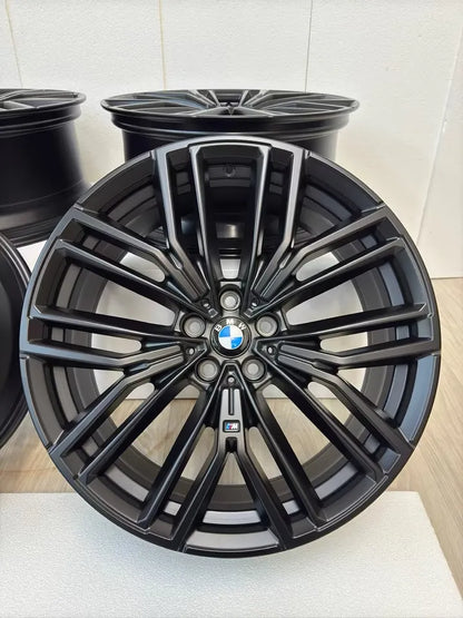 NEU* Original BMW 5er G30 G31 20 Zoll M 846M Felgen Alufelgen 8747236 8747237 Night Edition Schwarz Matt M Sport Line Touring Limousine 8x20 ET30 IS30 9x20 ET44 IS44 5x112 Felgensatz MwSt. ausweisbar