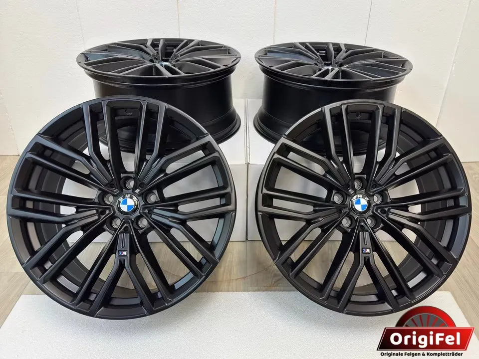NEU* Original BMW 5er G30 G31 20 Zoll M 846M Felgen Alufelgen 8747236 8747237 Night Edition Schwarz Matt M Sport Line Touring Limousine 8x20 ET30 IS30 9x20 ET44 IS44 5x112 Felgensatz MwSt. ausweisbar