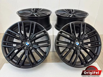 NEU* Original BMW 5er G30 G31 20 Zoll M 846M Felgen Alufelgen 8747236 8747237 Night Edition Schwarz Matt M Sport Line Touring Limousine 8x20 ET30 IS30 9x20 ET44 IS44 5x112 Felgensatz MwSt. ausweisbar