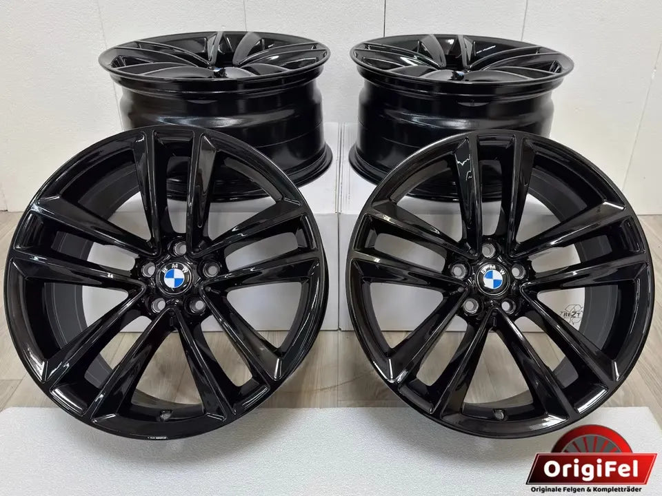 NEU* Original BMW 6er GT G32 7er G11 G12 Styling 630 Felgen Alufelgen 6883159 6881665 6863114 6883160 6867337 Schwarz Hochglanz 8,5x19 IS25 ET25 9,5x19 IS39 ET39 Gran Turismo Felgensatz