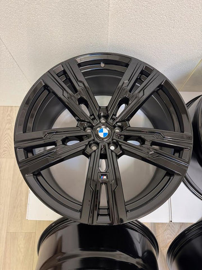 NEU Original BMW 7er i7 G70 X3 G45 M908M 21 Zoll Felgen Alufelgen Schwarz 5A19DF0 5A19DF1