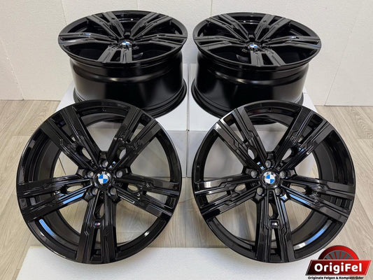 NEU Original BMW 7er i7 G70 X3 G45 M908M 21 Zoll Felgen Alufelgen Schwarz 5A19DF0 5A19DF1