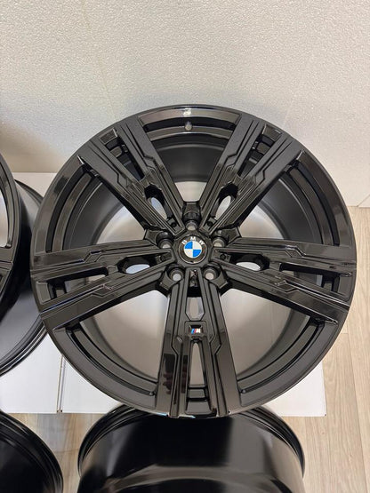 NEU Original BMW 7er i7 G70 X3 G45 M908M 21 Zoll Felgen Alufelgen Schwarz 5A19DF0 5A19DF1