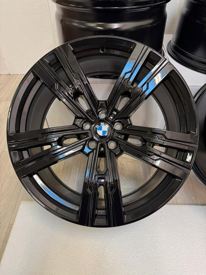 NEU Original BMW 7er i7 G70 X3 G45 M908M 21 Zoll Felgen Alufelgen Schwarz 5A19DF0 5A19DF1