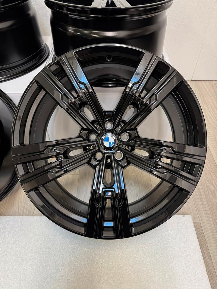 NEU Original BMW 7er i7 G70 X3 G45 M908M 21 Zoll Felgen Alufelgen Schwarz 5A19DF0 5A19DF1