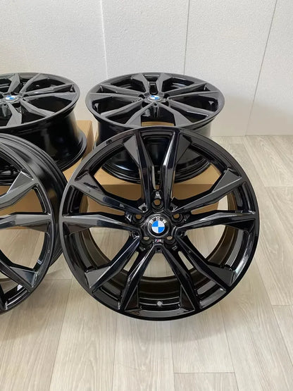 NEU* Original BMW X1 F48 X2 F39 M 715M 19 Zoll Felgen Alufelgen 8008616 8x19 ET47 IS47 Black Edition Schwarz Hochglanz Styling M Sport Line SUV Felgensatz MwSt. ausweisbar