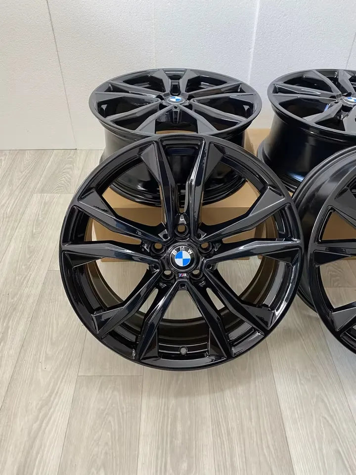 NEU* Original BMW X1 F48 X2 F39 M 715M 19 Zoll Felgen Alufelgen 8008616 8x19 ET47 IS47 Black Edition Schwarz Hochglanz Styling M Sport Line SUV Felgensatz MwSt. ausweisbar