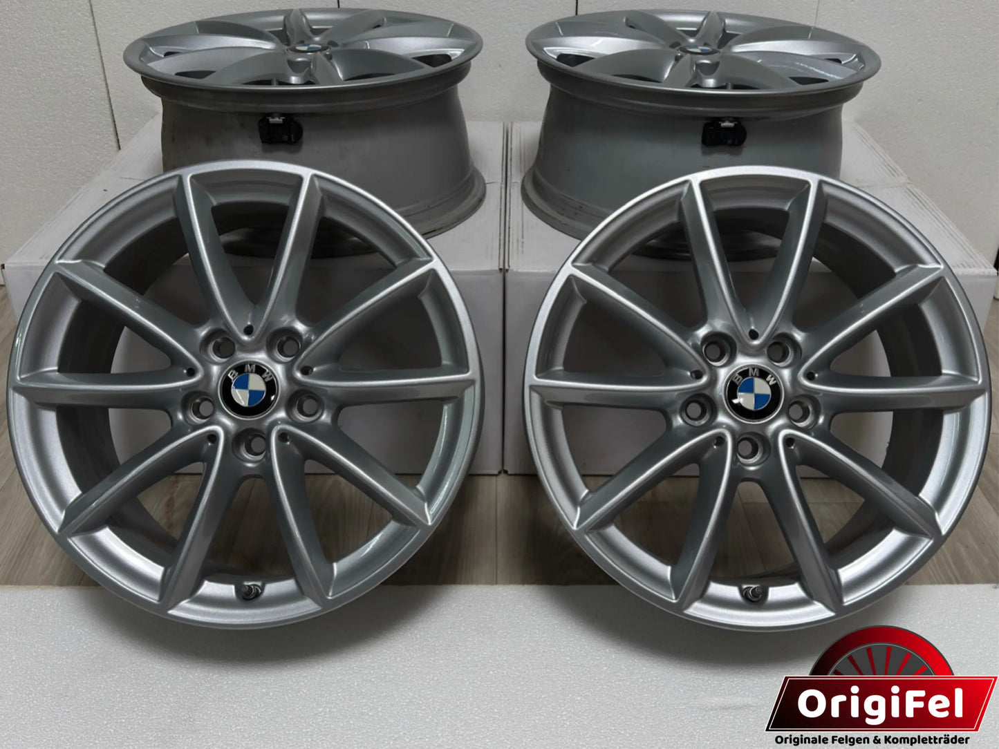 NEU Original BMW X1 F48 X2 F39 Sty. 560 17 Zoll Felgen Alufelgen 6856061 7,5x17 IS52 ET52 5x112 Silber Styling SUV inklusive RDKS RDCi Felgensatz MwSt. ausweisbar
