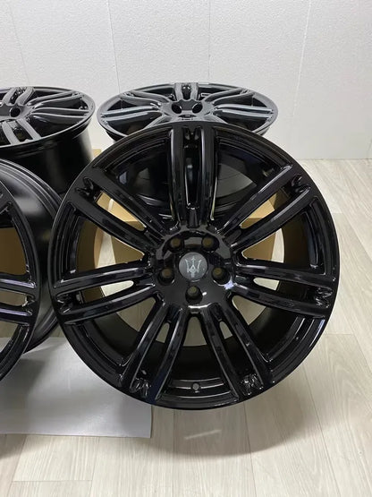 NEU* Original Maserati Quattroporte M156 Ghibli M157 Urano 20 Zoll Felgen Alufelgen 670016859 670016860 8,5x20 ET43 10,5x20 ET45 5x114,3 Black Edition Schwarz Sport Line Felgensatz MwSt.