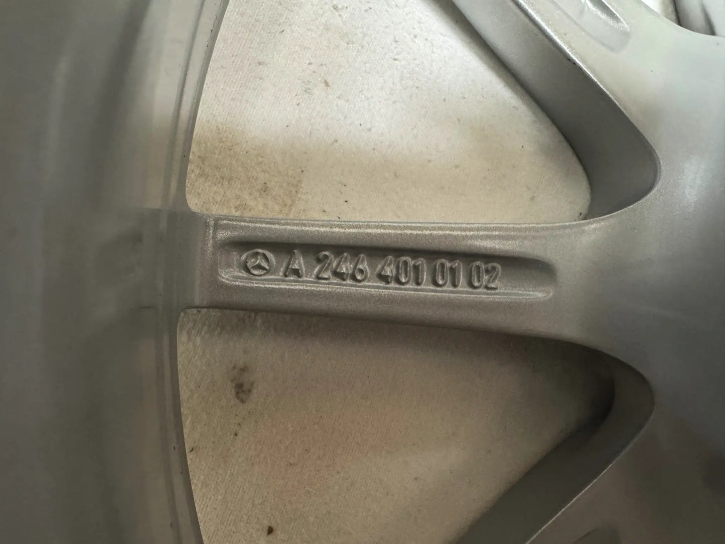 NEU Original Mercedes A-Klasse W176 B-Klasse W242 W246 CLA C117 17 Zoll Felge Alufelge A2464010102 Silber 6,5x17 ET49 Einzelfelge Ersatzfelge Limousine Coupé MwSt.