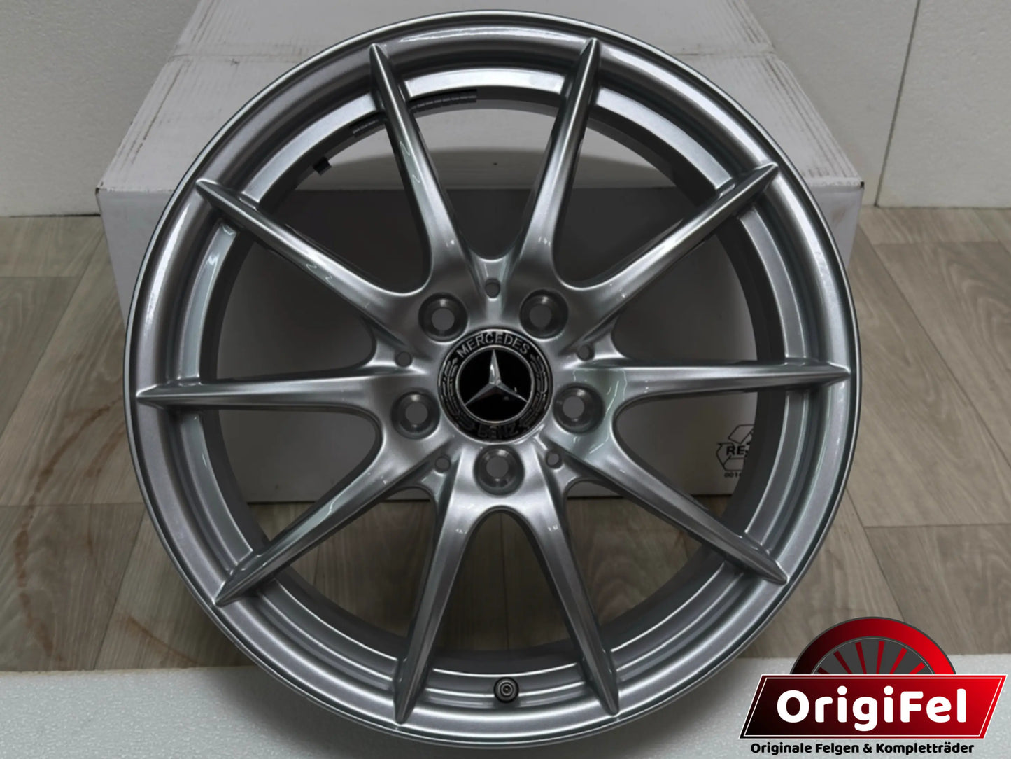 NEU Original Mercedes A-Klasse W176 B-Klasse W242 W246 CLA C117 17 Zoll Felge Alufelge A2464010102 Silber 6,5x17 ET49 Einzelfelge Ersatzfelge Limousine Coupé MwSt.