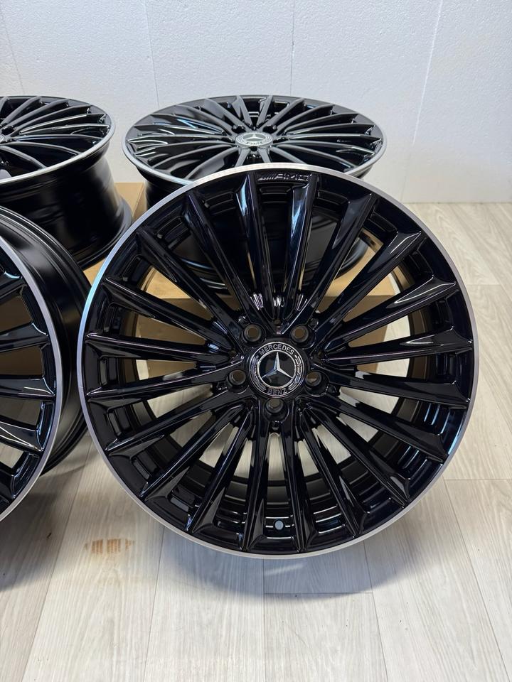 NEU* Original Mercedes A-Klasse W177 B-Klasse W247 CLA C118 19 Zoll AMG Felgen Alufelgen A1774014200 5x112 7,5x19 ET49 Schwarz Hochglanz glanzgedreht Coupé Limousine F2A F2B F2CLA