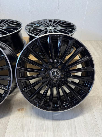 NEU* Original Mercedes A-Klasse W177 B-Klasse W247 CLA C118 19 Zoll AMG Felgen Alufelgen A1774014200 5x112 7,5x19 ET49 Schwarz Hochglanz glanzgedreht Coupé Limousine F2A F2B F2CLA