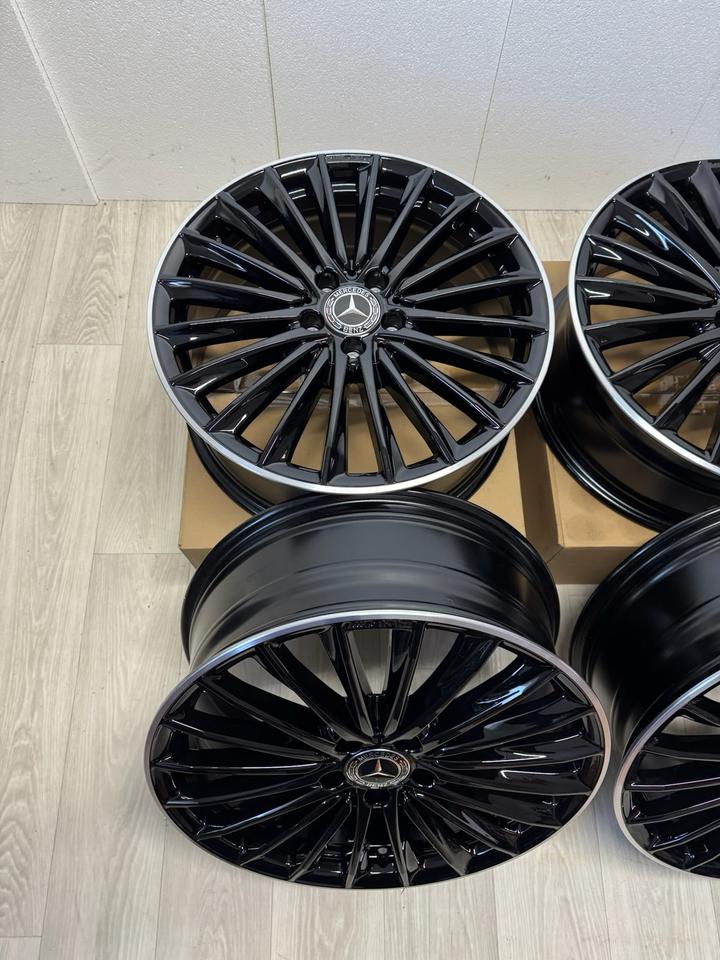 NEU* Original Mercedes A-Klasse W177 B-Klasse W247 CLA C118 19 Zoll AMG Felgen Alufelgen A1774014200 5x112 7,5x19 ET49 Schwarz Hochglanz glanzgedreht Coupé Limousine F2A F2B F2CLA