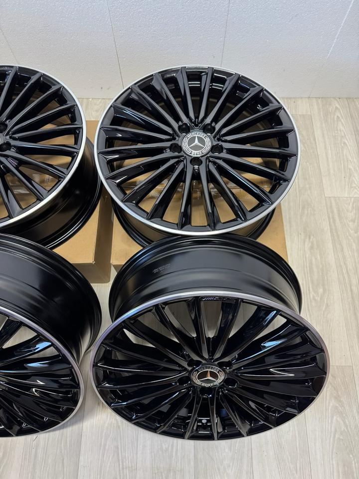 NEU* Original Mercedes A-Klasse W177 B-Klasse W247 CLA C118 19 Zoll AMG Felgen Alufelgen A1774014200 5x112 7,5x19 ET49 Schwarz Hochglanz glanzgedreht Coupé Limousine F2A F2B F2CLA