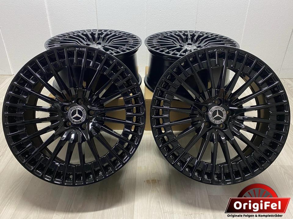NEU Original Mercedes Benz EQS V297 21 Zoll AMG Felgen Alufelgen Schwarz A2974011500