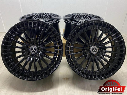 NEU Original Mercedes Benz EQS V297 21 Zoll AMG Felgen Alufelgen Schwarz A2974011500