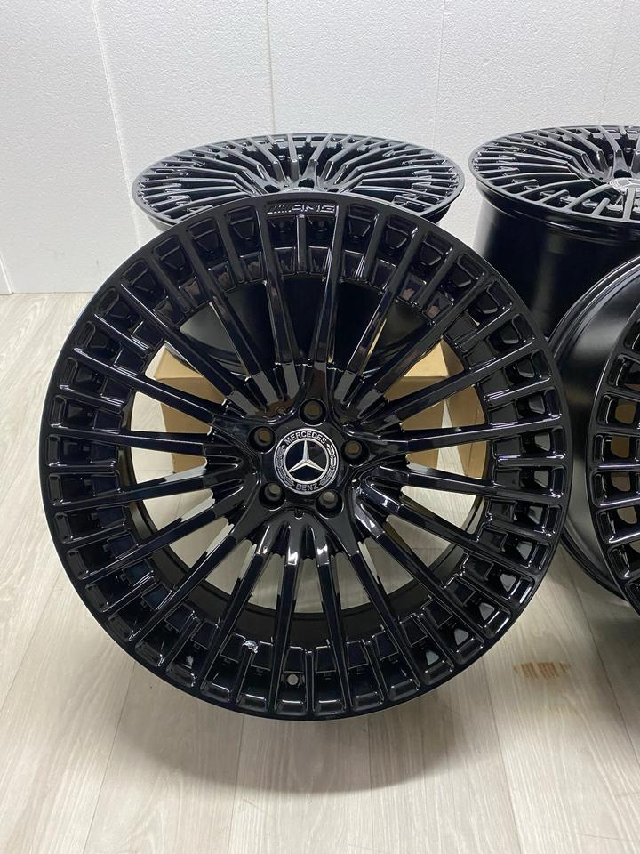 NEU Original Mercedes Benz EQS V297 21 Zoll AMG Felgen Alufelgen Schwarz A2974011500