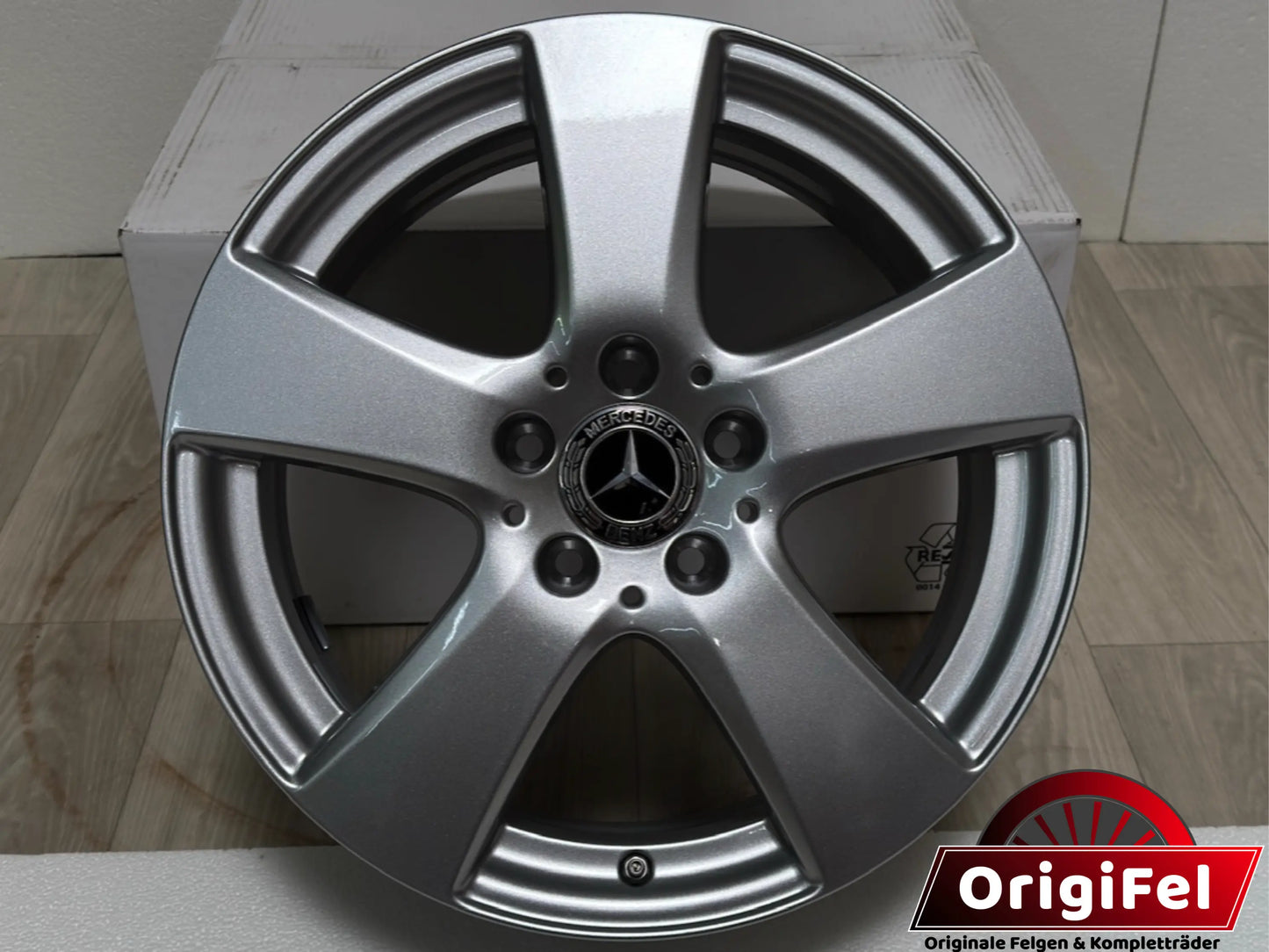 NEU Original Mercedes C-Klasse W205 S205 C205 17 Zoll Felge Alufelge A2054015500 Silber 7x17 ET48,5 Einzelfelge Ersatzfelge Limousine Kombi T-Modell MwSt.