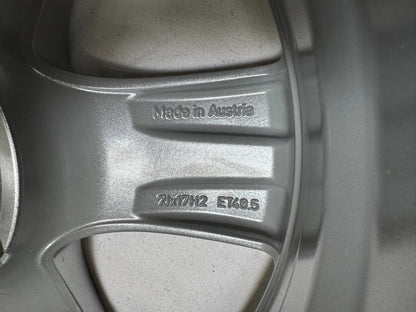 NEU Original Mercedes C-Klasse W205 S205 C205 17 Zoll Felge Alufelge A2054015500 Silber 7x17 ET48,5 Einzelfelge Ersatzfelge Limousine Kombi T-Modell MwSt.