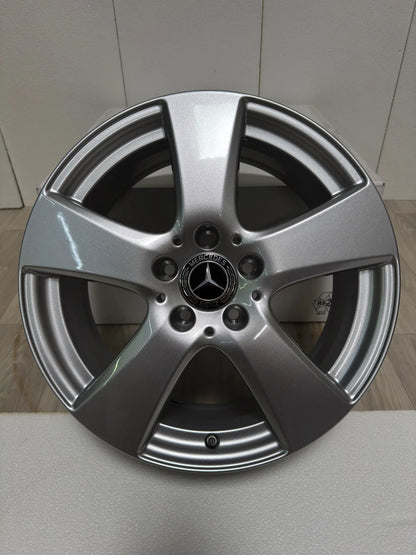 NEU Original Mercedes C-Klasse W205 S205 C205 17 Zoll Felge Alufelge A2054015500 Silber 7x17 ET48,5 Einzelfelge Ersatzfelge Limousine Kombi T-Modell MwSt.