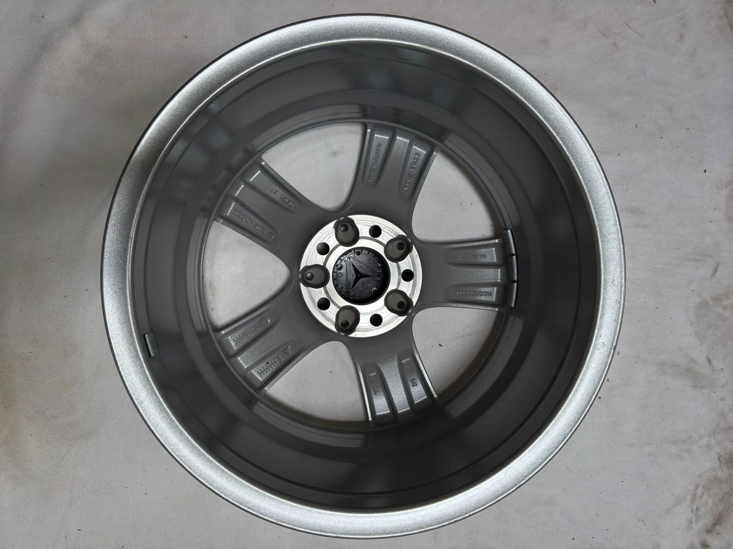 NEU Original Mercedes C-Klasse W205 S205 C205 17 Zoll Felge Alufelge A2054015500 Silber 7x17 ET48,5 Einzelfelge Ersatzfelge Limousine Kombi T-Modell MwSt.