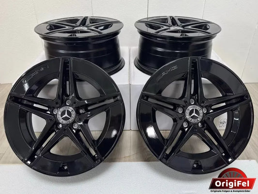 NEU* Original Mercedes C-Klasse W206 S206 18 Zoll AMG Felgen Alufelgen A2064011700 A2064011800 Limousine Cabrio Kombi T-Modell Felgensatz 5x112 7,5x18 ET40 8,5x18 ET52