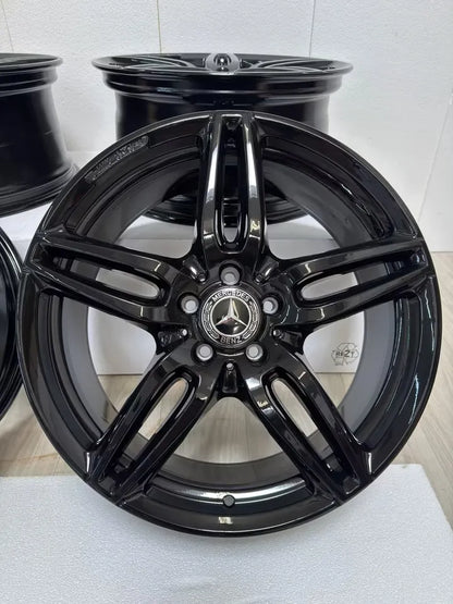 NEU* Original Mercedes E-Klasse W213 S213 C238 A238 19 Zoll AMG Felgen Alufelgen A2134012000 A2134012100 Cabrio Limousine Kombi T-Modell 5x112 8x19 ET43 9x19 ET49 Black Edition Schwarz Felgensatz